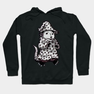 Wizard Possum Sticker Hoodie